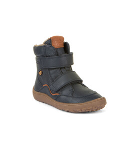 Zimní boty Froddo barefoot tex winter dark blue kožené AW2023