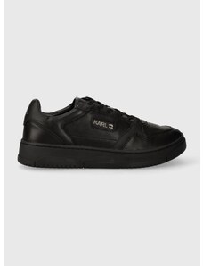 Kožené sneakers boty Karl Lagerfeld KREW KL černá barva, KL53020