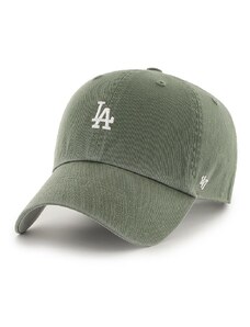 Čepice 47brand Los Angeles Dodgers zelená barva, s aplikací