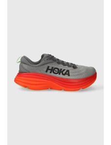 Běžecké boty Hoka Bondi 8 šedá barva, 1123202