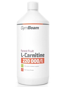 Iontové nápoje GymBeam L-Karnitin - GymBeam- 1000 ml forest fruit lcarni-forest
