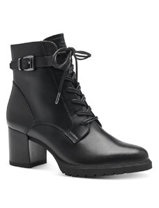 Moderní kotníkové boty v nadčasovém trendy stylu Tamaris 1-25106-41 černá