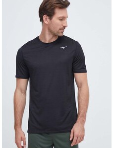 Běžecké tričko Mizuno Impulse Core černá barva, J2GAA519