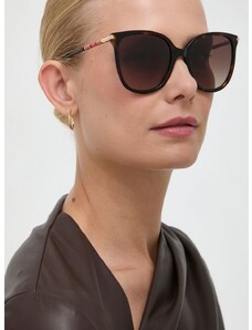 Sluneční brýle Carolina Herrera dámské, hnědá barva