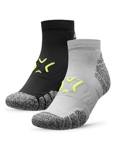 Sada 2 párů pánských nízkých ponožek 4F