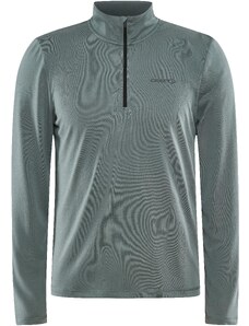 Craft Triko CORE Essence Bi-blend Half Zip LS zelená