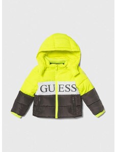Dětská bunda Guess šedá barva