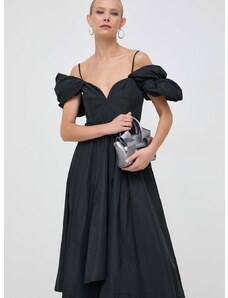 Šaty Pinko černá barva, midi, 101972.Y3LE