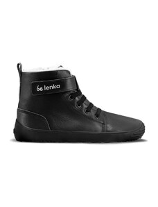 Dětské zimní barefoot boty Be Lenka Winter Kids - All Black