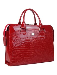 Anglie Dámská kabelka/kufřík pro notebook BA3004 - červená