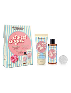 Erboristica Sweet Sugar kosmetická sada tělová péče sprchový gel 100 ml, tělový krém 100 ml, tuhé mýdlo 30 g