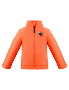 POIVRE BLANC W23-1510-BBBY/A MICRO FLEECE JACKET MANDARIN ORANGE