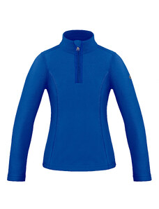 POIVRE BLANC W23-1540-JRGL MICRO FLEECE SWEATER INFINITY BLUE