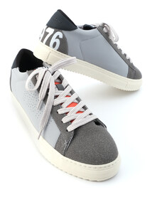 Marjin Men's Sneaker Comes Lace-Up Sneakers Gray