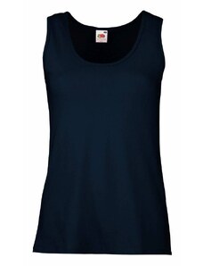 Valueweight Vest Fruit of the Loom Navy Women's T-shirt