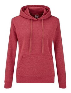 Czerwona bluza z kapturem Hooded Sweat Fruit of the Loom