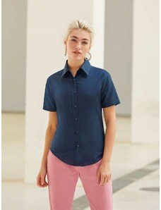 Navy blue classic shirt Oxford Fruit Of The Loom