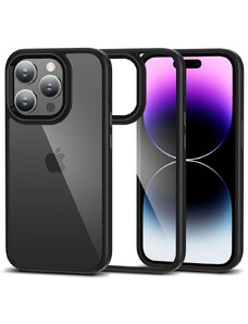 Ochranný kryt na iPhone 15 Pro - Tech-Protect, Magmat Black/Clear