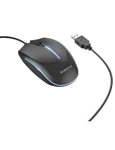 Kabelová počítačová myš Borofone BG10 Černá