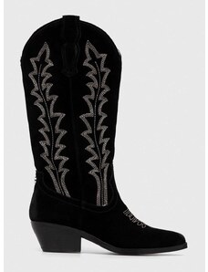 Westernové boty Steve Madden Wildcard dámské, černá barva, na podpatku, SM11002715