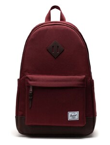 Batoh Herschel 11383-05918-OS Heritage Backpack vínová barva, velký, hladký