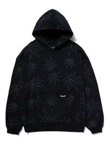 MIKINA HUF Plantlife Fleece Hoodie - černá -