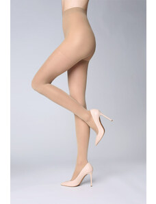 Marilyn Béžové flexibilní punčochy s odstupňovanou kompresí Relax 50 DEN