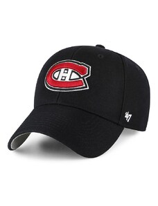 Čepice 47brand NHL Montreal Canadiens černá barva, s aplikací, H-MVP10WBV-BKD