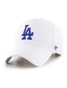 Čepice 47brand MLB Los Angeles Dodgers bílá barva, s aplikací, B-MVP12WBV-WHC