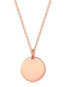 Pozlacený stříbrný náhrdelník s medailonkem - Meucci SYN015