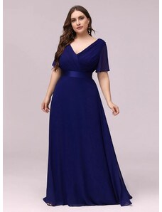 Dlouhé plesové společenské šaty Ever Pretty 9890 royal modrá