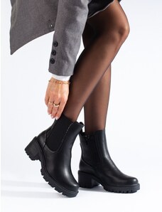 Black insulated boots Vinceza heeled boots