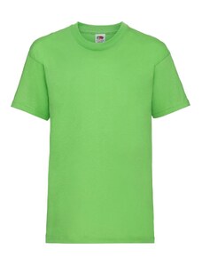 Green Fruit of the Loom Kids Cotton T-shirt