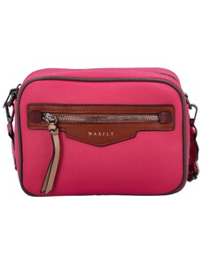 MaxFly Trendová dámská crossbody Likara, výrazná růžová