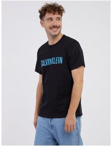 Černé pánské tričko s nápisem Calvin Klein Underwear - Pánské