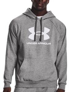 Mikina s kapucí Under Armour UA Rival Fleece Logo HD-GRY 1379758-025