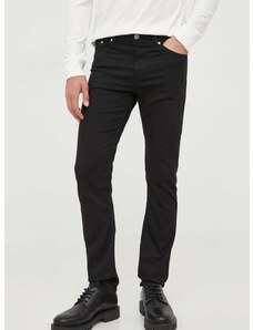Džíny Karl Lagerfeld pánské, černá barva