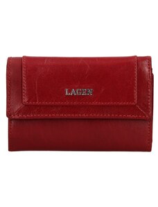 Dámská kožená peněženka LAGEN 4390 červená