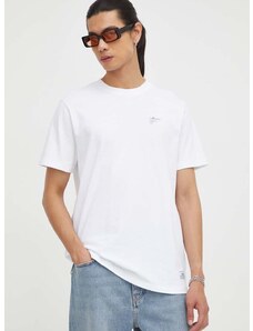 Bavlněné tričko Mercer Amsterdam bílá barva
