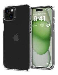 Ochranný kryt na iPhone 15 PLUS - Spigen, Liquid Crystal Crystal Clear