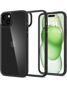 Ochranný kryt na iPhone 15 PLUS - Spigen, Ultra Hybrid Matte Black