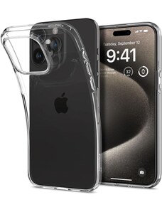 Ochranný kryt na iPhone 15 Pro MAX - Spigen, Liquid Crystal Crystal Clear