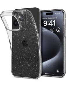 Ochranný kryt na iPhone 15 Pro - Spigen, Liquid Crystal Glitter Crystal