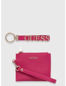 Peněženka Guess růžová barva