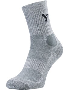 Unisex merino ponožky Silvini Lattari šedá/černá