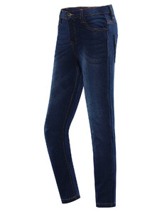 Dětské džínové kalhoty NAX - HELDO - tmavě modrá