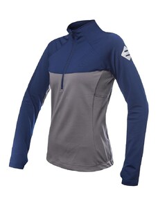 SENSOR COOLMAX THERMO dámská mikina zip steel gray/deep blue