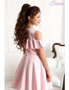 Dívčí šaty růžové Jomar 857