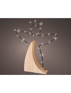 KAEMINGK Vánoční dekorace anděl s LED diodami, 4,2x25x30 cm