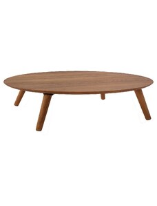 Dřevěný konferenční stolek RAGABA CONTRAST OVO 110 x 70 cm